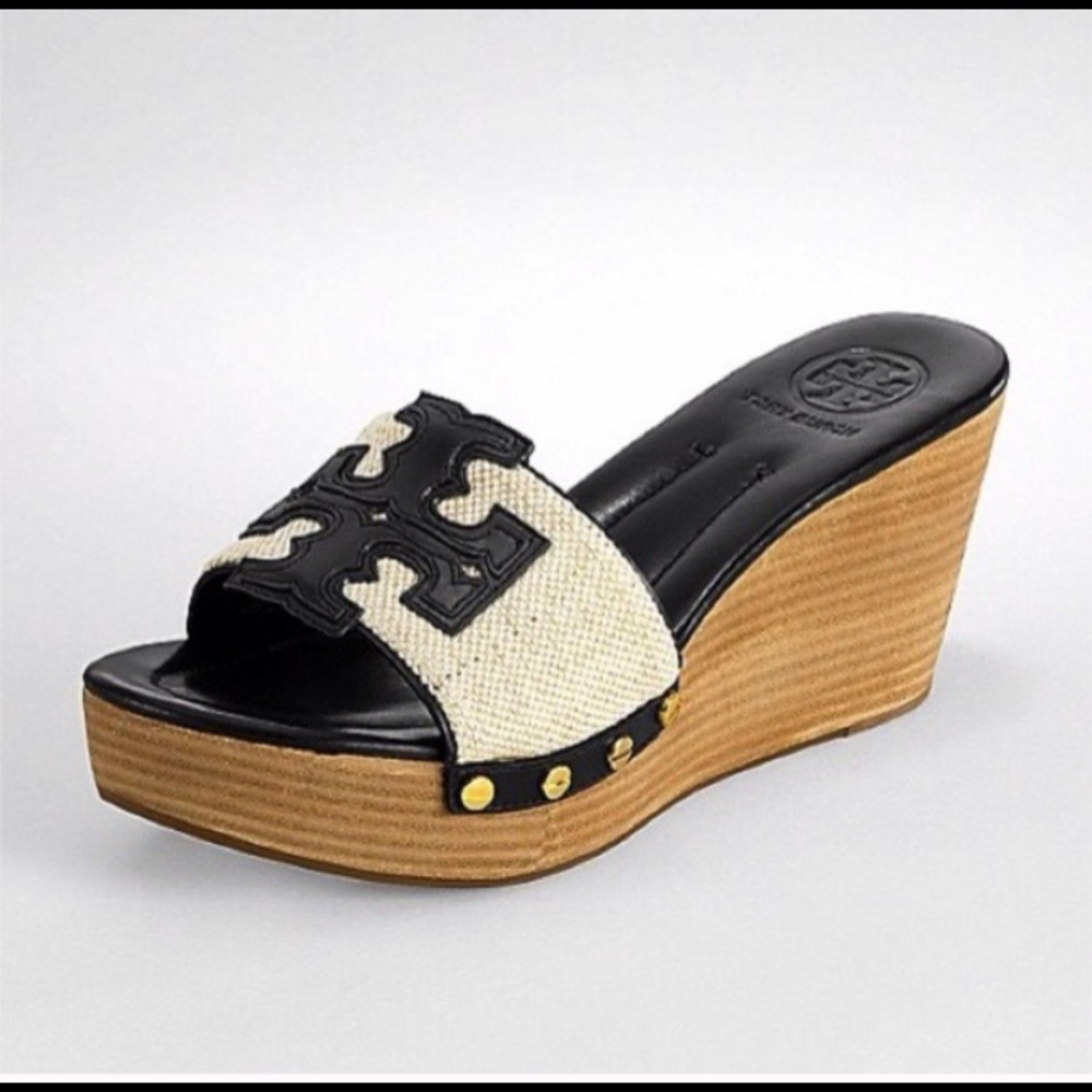 Tory Burch Terri Wedge Slide Sandals
